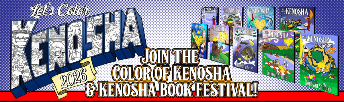 Let’s Color Kenosha—Join the Color of Kenosha & Kenosha Book Festival